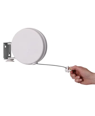 Household Essentials Retractable 40' Line Dryer In White