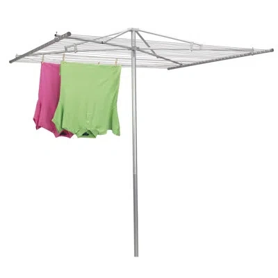 Household Essentials Steel Outdoor Parallel Umbrella Clothesline