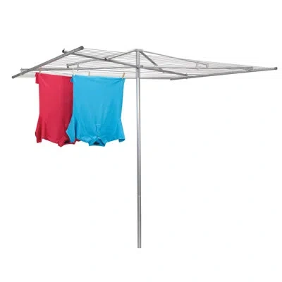 Household Essentials Steelparallelumbrellaclothesline