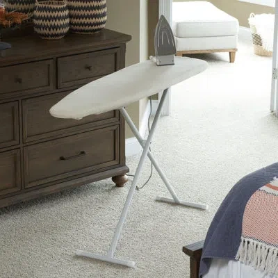 Household Essentials Universal Ironing Board Cover And Pad | Fits Standard And Wide Top Boards | Beige In Ivory