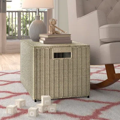 Household Essentials Wicker Box In Natural