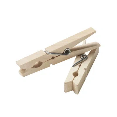 Household Essentials Wood Clothes Pin