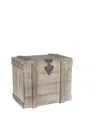 Household Essentials Wood Home Trunk Medium In Multi Color