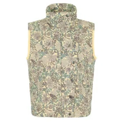 Houseofdisgrace Quilted Frida Gilet By In Green