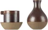 Houseplant Brown 'by Seth' Ashtray Set In Rust
