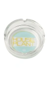 Houseplant Glass Ashtray In Blue  Logo