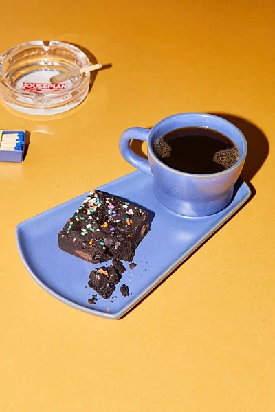 Houseplant Snack Set Mug & Tray By Seth In Blue At Urban Outfitters