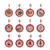 Houzbling 12 Days Of Christmas Ornaments (set Of 12) 4.75"h Glass