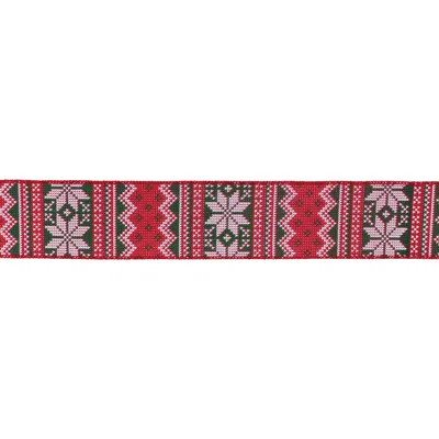 Houzbling 2.5" X 10 Yds. Ribbon (set Of 2) Wired Polyester