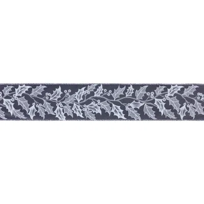 Houzbling 2.5" X 10 Yds. Ribbon (set Of 2) Wired Polyester