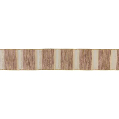 Houzbling 2.5" X 10 Yds. Ribbon (set Of 3) Wired Polyester