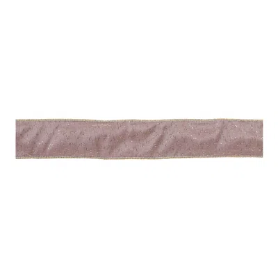 Houzbling 2.5" X 5 Yds. Wired (set Of 3) Polyester In Pink