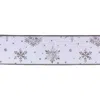 Houzbling 4" X 10 Yds. Ribbon (set Of 2) Wired Cotton