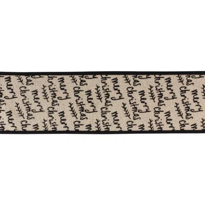 Houzbling 4" X 5 Yds. Ribbon Wired Cotton