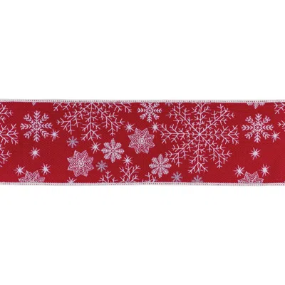 Houzbling 4" X 5 Yds. Ribbon Wired Polyester