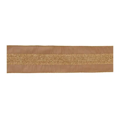 Houzbling 4" X 5 Yds. Wired Polyester (set Of 2)
