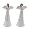Houzbling Angel (set Of 2) 12"h Resin