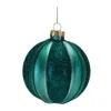 Houzbling Ball Ornament (set Of 12) 3"d Glass