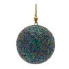 Houzbling Ball Ornament (set Of 12) 3"d Glass Beads/plastic