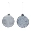 Houzbling Ball Ornament (set Of 6) 4"d Glass