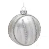 Houzbling Ball Ornament (set Of 6) 4"d Glass