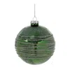 Houzbling Ball Ornament (set Of 6) 4"d Glass