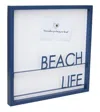 Houzbling Beach Life Memo Board 15.75"sq Metal/mdf