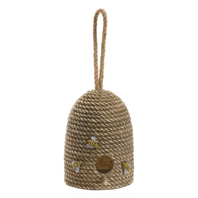 Houzbling Bee Hive 6.25"d X 8.5"h Resin In White