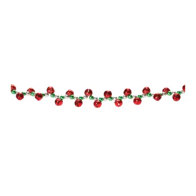 Houzbling Bell Garland (set Of 2) 4'l Metal In Neutral
