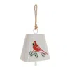 Houzbling Bell Ornament (set Of 2) 16"h Metal/rope