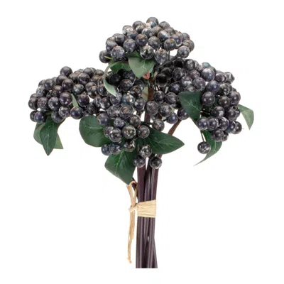 Houzbling Berry Bundle (set Of 2) 11"h Styrofoam/polyester/plastic