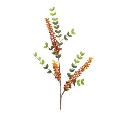 Houzbling Berry Spray (set Of 6) 32"h Styrofoam In Multi