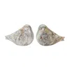 Houzbling Bird (set Of 2) 4.5"h Terra Cotta
