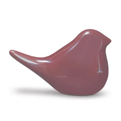 Houzbling Bird (set Of 2) 6"l X 3.75"h Porcelain In Black