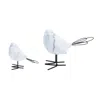 Houzbling Bird (set Of 4) 3.75"h, 5.5"h Resin/wire