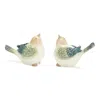 Houzbling Bird (set Of 4) 4.75"h, 5"h Terra Cotta