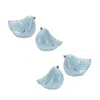 Houzbling Bird (set Of 4) 4"h Terra Cotta
