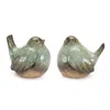 Houzbling Bird (set Of 4) 5"h Terra Cotta