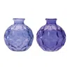 Houzbling Bubble Vase (set Of 2) 4"h Glass