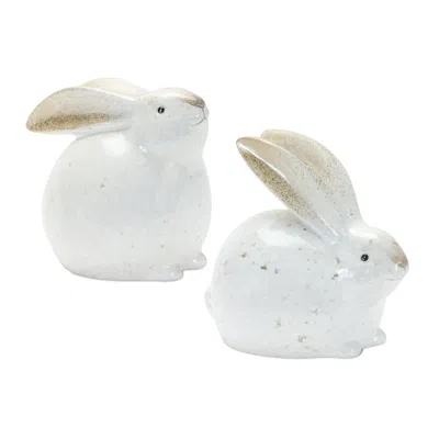 Houzbling Bunny (set Of 4) 5.5"h, 6"h Terra Cotta In Brown