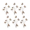 Houzbling Butterfly Spray (set Of 6) 39"h Polyester