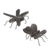 Houzbling Butterfly/dragonfly Pot Sitter (set Of 12) 3"l X .75"h, 3"l X 1.5"h Resin/metal
