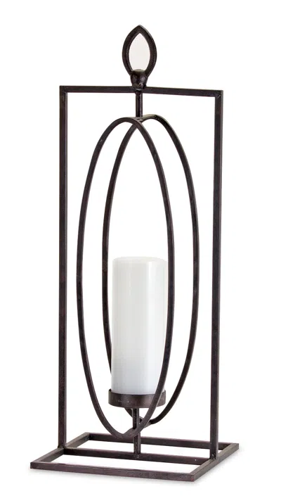 Houzbling Candle Holder 24"h (set Of 2) Iron In Black