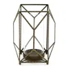 Houzbling Candle Holder 7.75" X 10"h Iron/glass