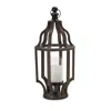 Houzbling Candle Holder 9"l X 22.5"h Wood/glass