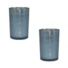 Houzbling Candle Holder (set Of 2) 4.75"d X 7.25"h Glass