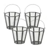 Houzbling Candle Holder (set Of 4) 4.75" X 4.75"h Glass/iron