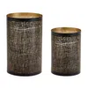 Houzbling Candle Holder (set Of 4) 4"d X 6"h, 5"d X 8"h Metal
