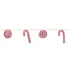 Houzbling Candy And Candy Cane Garland (set Of 2) 5'l Polyester