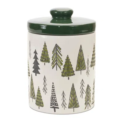 Houzbling Canister 7"d X 10"h Ceramic
